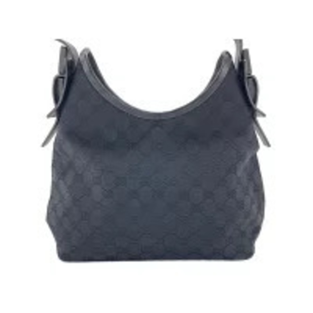 Gucci GG Canvas Shoulder Bag Black